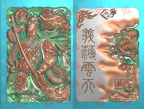 最火的關公玉雕圖紙款式_享刻玉石電腦雕刻機廠