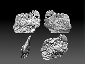 佛祖擺件精雕機電腦圖紙_數控玉石精雕雕刻機廠