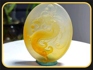 瑪瑙龍牌掛件自動(dòng)化加工案例_享刻K20精雕