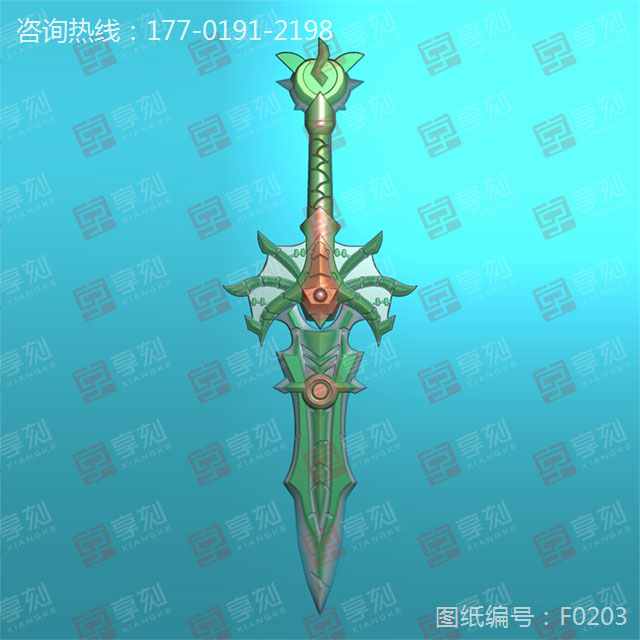 寶劍精雕雕刻圖大全