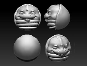 十二生肖蛇珠精雕模型圖紙_自動玉石雕刻工具大