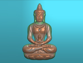 無量菩薩精雕圖紙下載_玉石雕刻機精雕機廠家