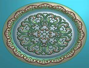 玉石玉扣花件精雕圖_玉石雕刻機廠家