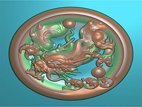 霸氣玉石龍牌吊墜精雕圖紙_全自動翡翠雕刻機廠