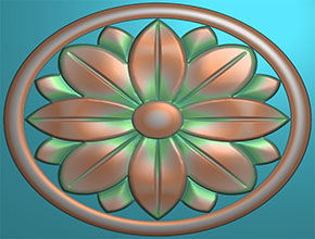 花件鏤空雕刻精雕模型圖_全自動玉石雕刻機廠家