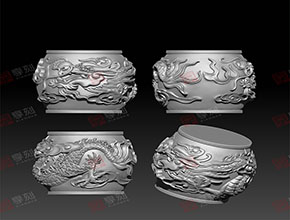 龍鼓珠子玉石精雕模型圖_全自動珠子雕刻機廠家