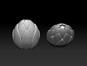 花蕾玉石珠子雕刻精雕圖紙_珠子雕刻機廠家