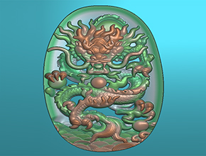 新款玉石玉雕龍牌電腦雕刻圖紙_電腦玉石雕刻機