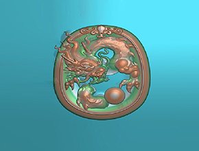 精致翡翠龍牌電腦雕刻圖紙_電腦玉石雕刻機廠家