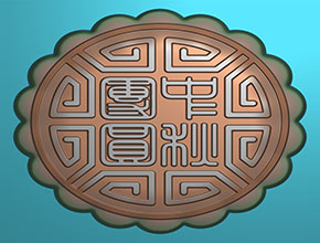 月餅玉石玉雕精雕圖_數控玉石雕刻機廠家