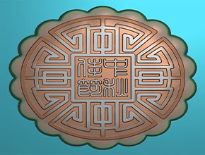 傳統月餅玉石雕刻電腦圖紙_數控玉石雕刻機廠家