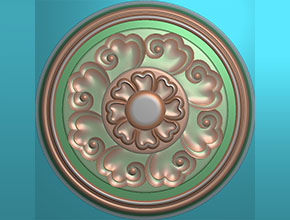 花件圓牌玉石雕刻圖紙_電腦玉石雕刻機廠家