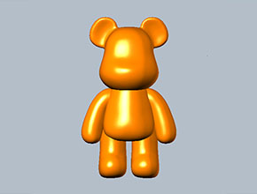 暴力熊立體模型STL雕刻圖_電腦玉石雕刻機廠家