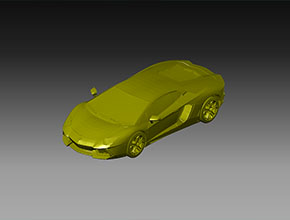 蘭博基尼小汽車模型STL圖_電腦數控玉石雕刻機廠