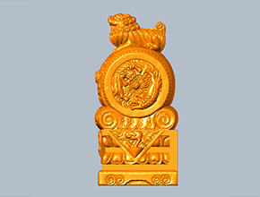 玉石墩石獅子擺件精雕圖_電腦數控玉石雕刻機廠