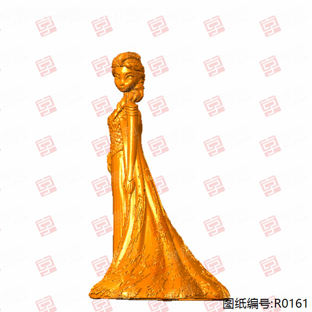 冰雪傳奇白雪公主人物擺件模型精雕圖