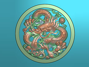 玉石鏤空龍牌精雕圖_電腦數控玉石雕刻機廠家