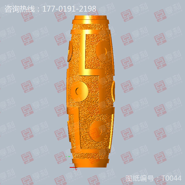 九眼天珠電腦數控玉雕圖紙