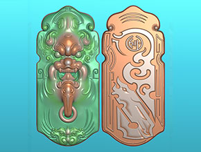 玉石仿古牌雕刻電腦玉雕圖紙_電腦數控玉石雕刻