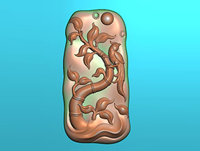 花鳥翡翠瑪瑙雕刻工具精雕圖庫_電腦數控玉石雕