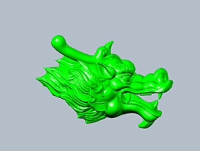 龍頭筆套玉石雕刻精雕圖工藝品_電腦數控玉雕雕