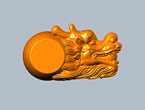 龍頭桶珠配飾玉石雕刻機精雕圖_電腦數控玉雕雕