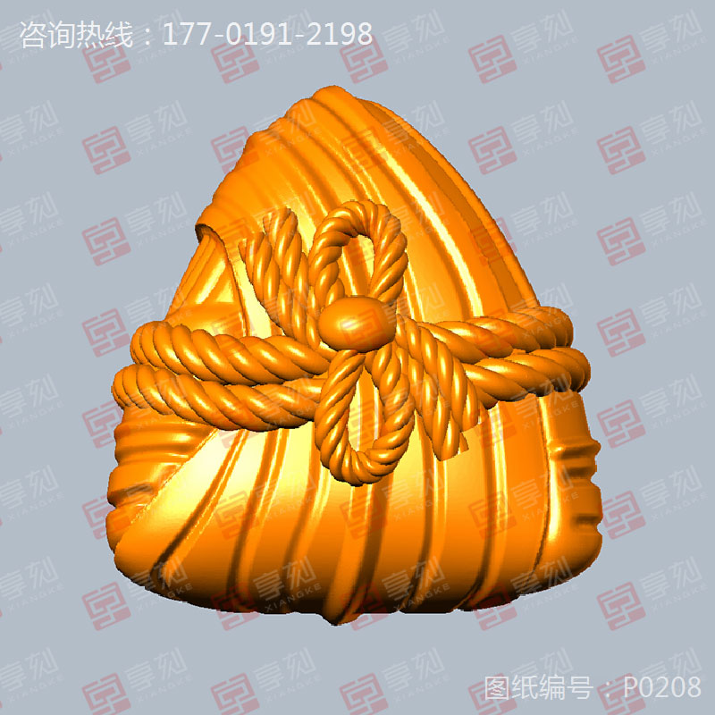 端午節粽子吊墜首飾模型精雕圖_玉雕自動機械