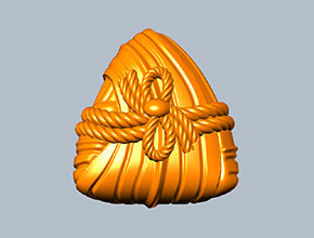 端午節粽子吊墜首飾模型精雕圖_玉雕自動機械