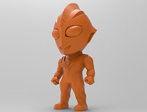 迪迦奧特曼3d模型精雕圖STL圖_享刻數控雕刻機廠