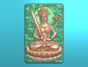 虛空藏玉雕玉石雕刻機電腦雕刻圖紙_享刻數控雕