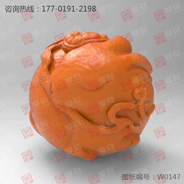 兔珠子綠松手串珠子雕刻機圖紙