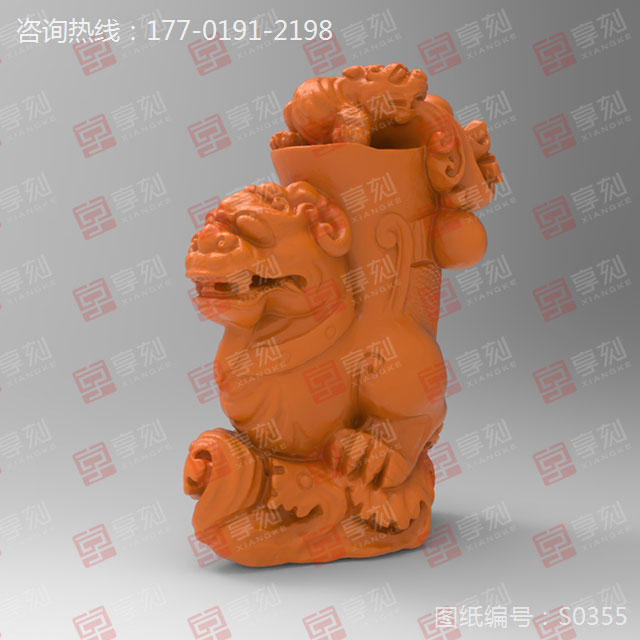 元寶貔貅擺件玉石雕刻機電腦雕刻圖紙