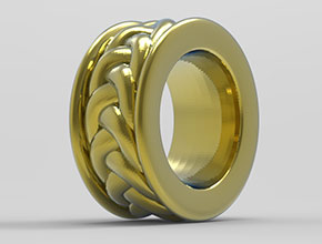 創意金銀銅戒指模型圖電腦雕刻圖_享刻數控雕刻