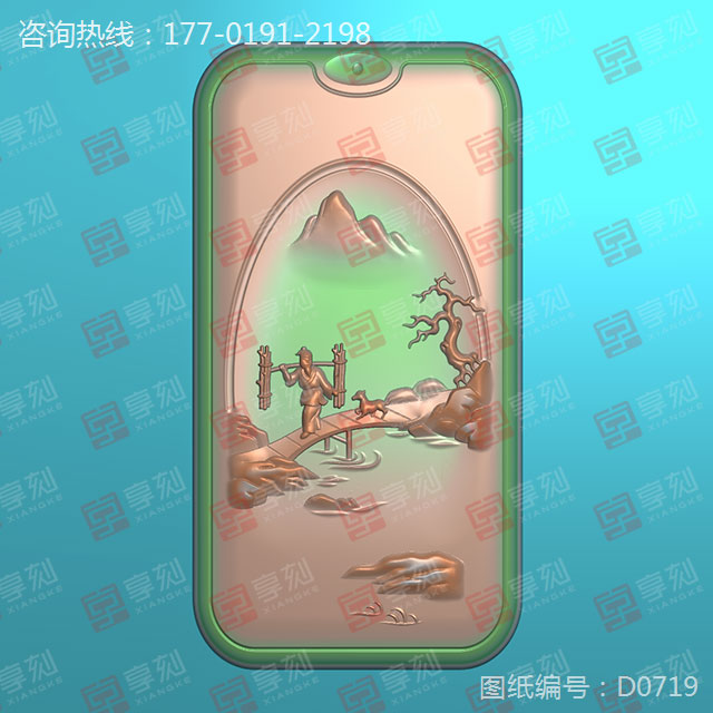 和田玉電腦玉石雕刻精雕圖