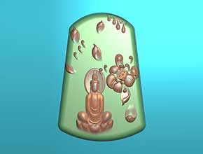 首飾飾品吊墜佛牌電腦雕刻模型圖_享刻數控雕刻
