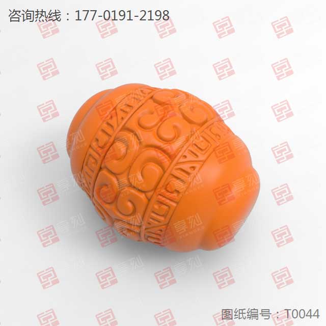 桶珠珠子雕刻機電腦雕刻玉雕模型圖