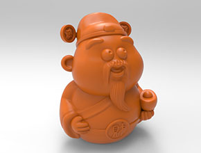 財地主小擺件工藝品電腦雕刻機_享刻數控雕刻機