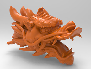 龍頭擺件玉石精雕電腦雕刻圖紙_享刻數(shù)控雕刻機(jī)