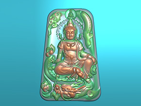 觀音玉石雕刻圖紙電腦精雕圖下載_享刻數(shù)控雕刻