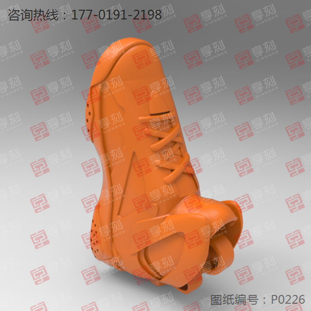 AJ鞋子模型吊件飾品模型電腦3d圖紙