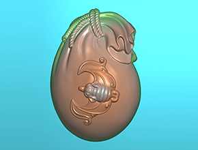 福袋吊墜玉雕圖紙_自己在家加工玉石設備