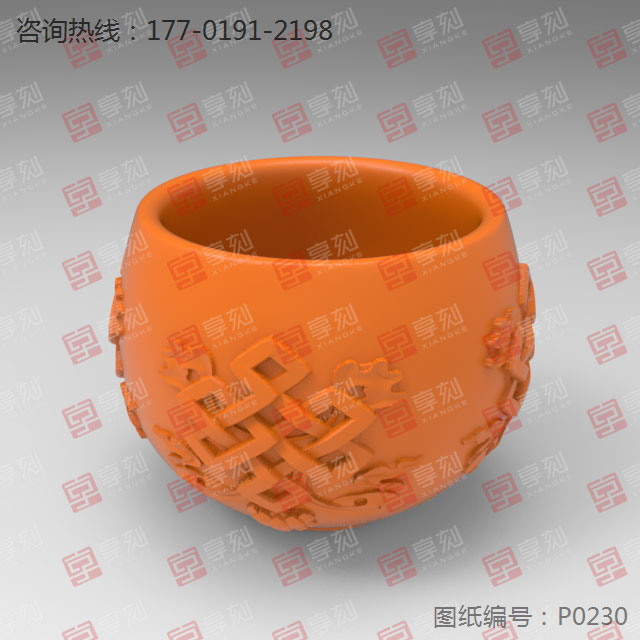 杯子玉雕電腦精雕圖紙_玉石加工全套設(shè)備廠家