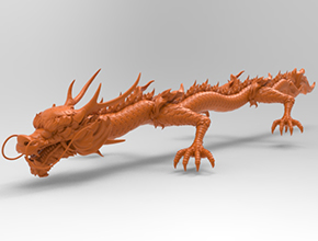 古代神獸龍王立體模型圖紙_玉石加工全套設(shè)備廠