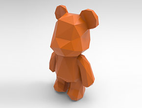 暴力熊立體擺件電腦雕刻模型圖_玉石加工全套設