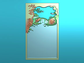 山水類硯臺電腦雕刻圖案圖紙_玉石加工全套設備