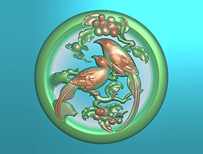 花鳥(niǎo)玉佩玉雕電腦雕刻圖紙_玉石雕刻機(jī)