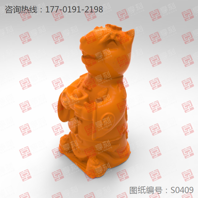 生肖鼠擺件玉雕圖案圖紙_玉石雕刻工具廠家