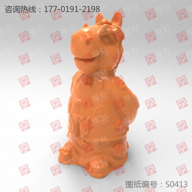 十二生肖馬立體玉石雕刻圖_玉石雕刻工具廠家