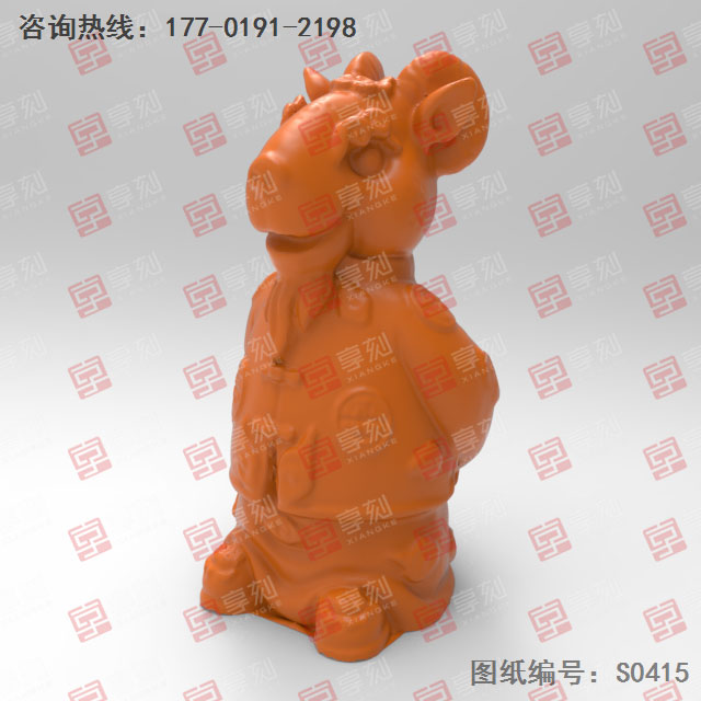 十二生肖羊立體玉石雕刻圖_玉石雕刻工具廠家