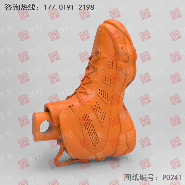 AJ鞋子模型雕刻圖紙_玉石雕刻工具廠家